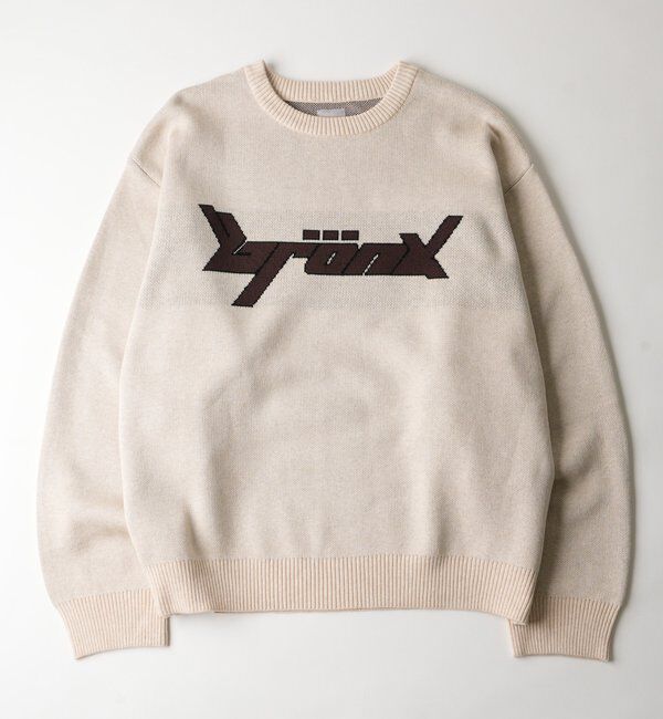  「【WEB限定】Bronxジャガードニット」|ニット・セーター|アイボリー