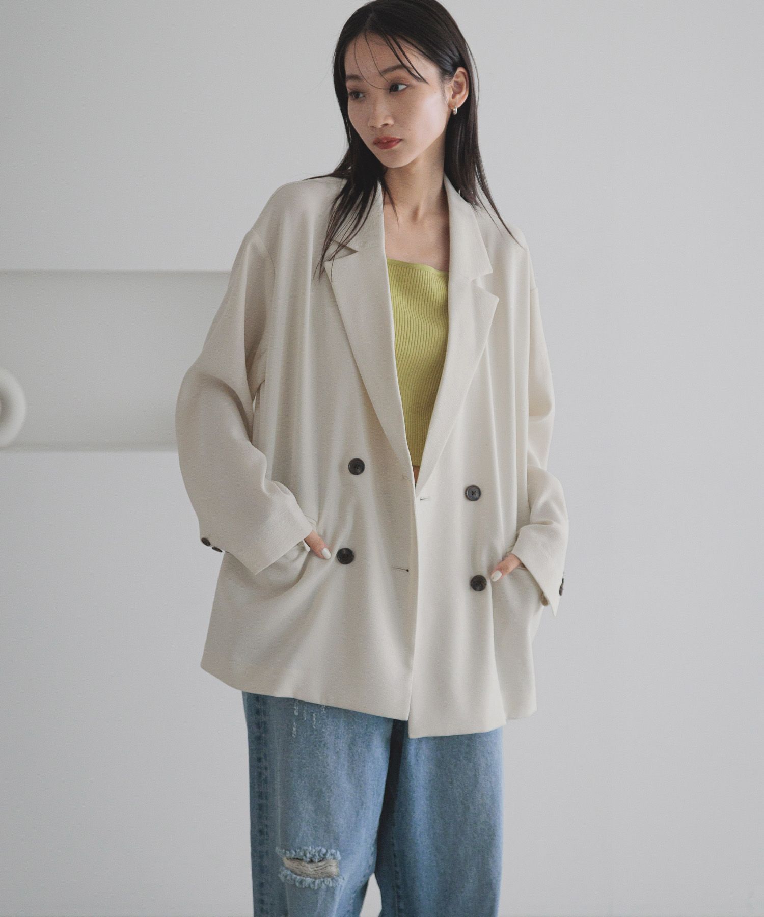 LOWRYS FARM「ホップサックダブルジャケット」|その他|継続