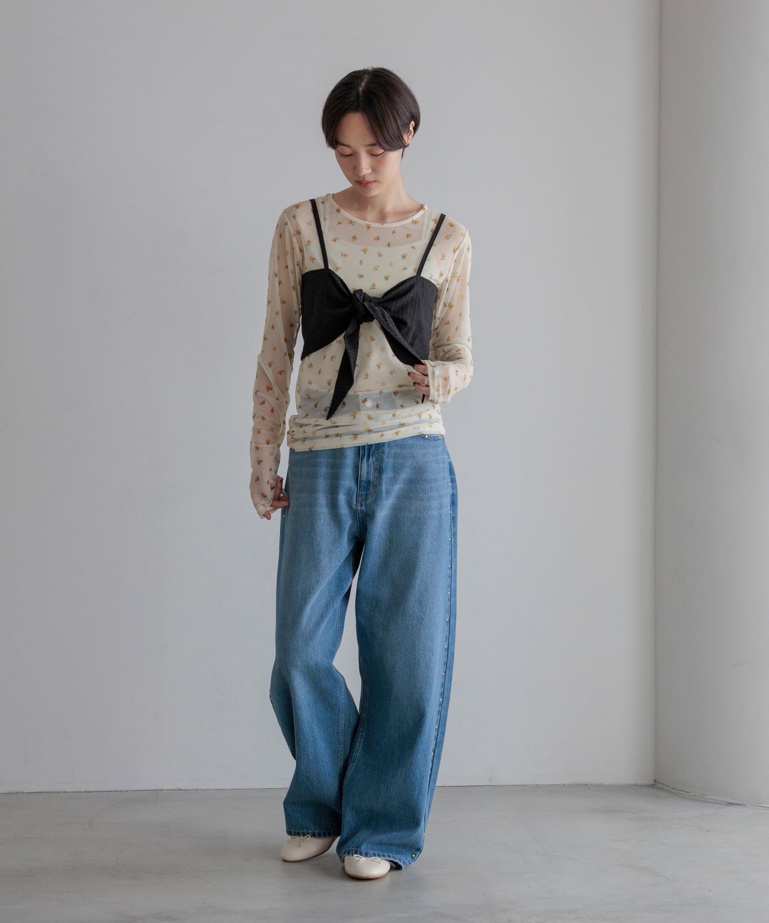 LOWRYS FARM「アソートシアープルオーバーＬＳ」|Tシャツ・カットソー|