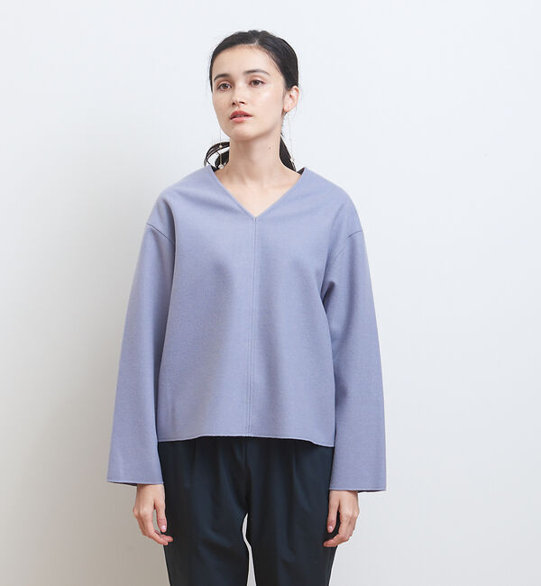 collex「圧縮Vネックブラッシュプルオーバー」|Tシャツ・カットソー|