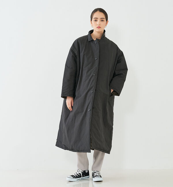 collex「【yarmo/ヤーモ】Quilting Lab Coat キルティングラボコート」|ステンカラーコート|