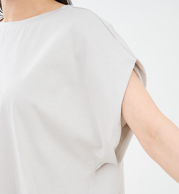 collex「【接触冷感・UVカット】コンパクトクールフレンチスリーブチュニック」|Tシャツ・カットソー|