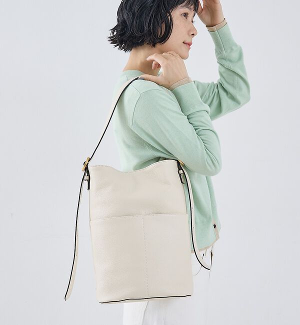 collex「【WEB限定】【Beau're/ヴュレ】Design Buckle Bucket」|ショルダー・メッセンジャー|