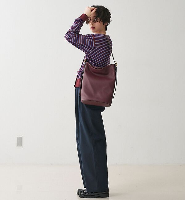 collex「【WEB限定】【Beau're/ヴュレ】Design Buckle Bucket」|ショルダー・メッセンジャー|