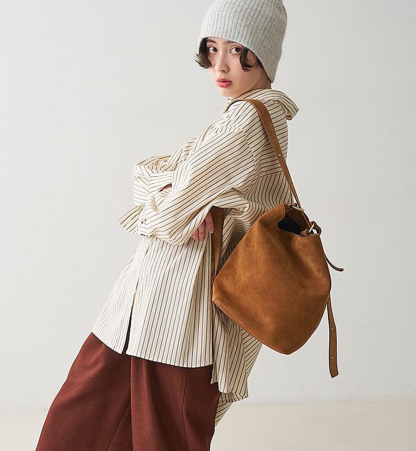 collex「【WEB限定】【AULENTTI/オウレンティ】レザーマルチショルダーバゲット」|ショルダー・メッセンジャー|