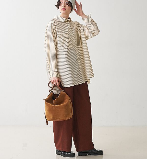 collex「【WEB限定】【AULENTTI/オウレンティ】レザーマルチショルダーバゲット」|ショルダー・メッセンジャー|