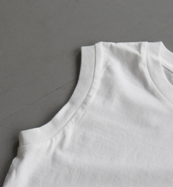 Rouge vif「【Hanes / ヘインズ】クルーネックノースリーブTシャツ/コットン100/ノ」|キャミソール|