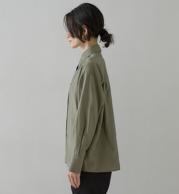 qualite「ウールミックスシャツ」|シャツ・ブラウス|