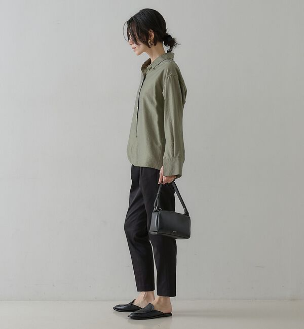 qualite「ウールミックスシャツ」|シャツ・ブラウス|