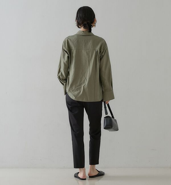 qualite「ウールミックスシャツ」|シャツ・ブラウス|