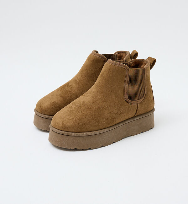 abahouse mavie「MEI SIDE GORE BOOTS」|ショートブーツ|