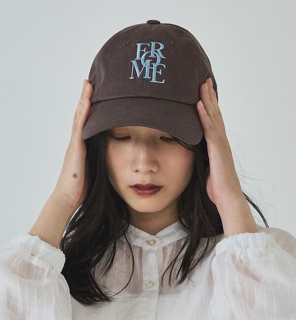 abahouse mavie「【別注カラー登場】ロゴ刺繍キャップ」|その他|ブラウン