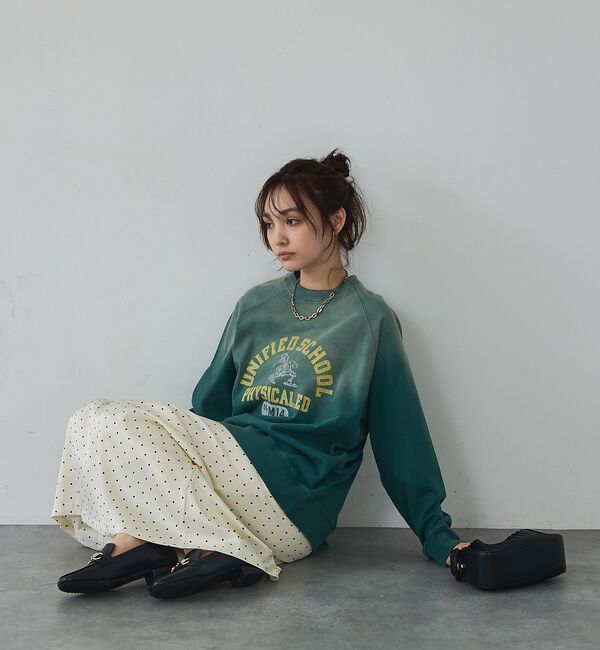 abahouse mavie「ラグランプリントプルオーバー」|Tシャツ・カットソー|