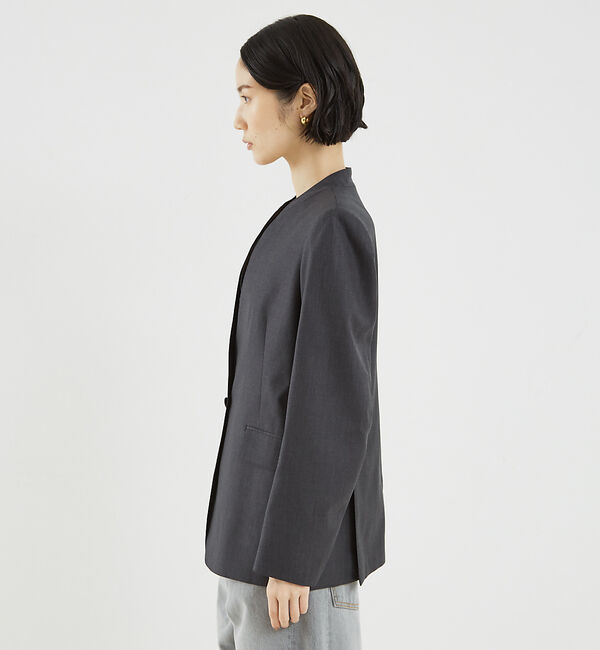 The Store by C' 「【COCUCA】ノーカラージャケット」|ノーカラージャケット|