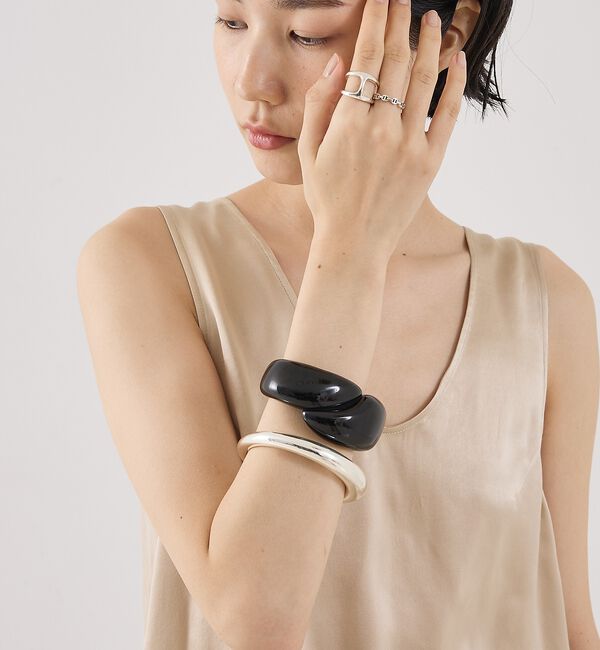 The Store by C' 「【Camille Surault】DOWDOW BRACELET／ブラックバング」|ブレスレット・バングル|