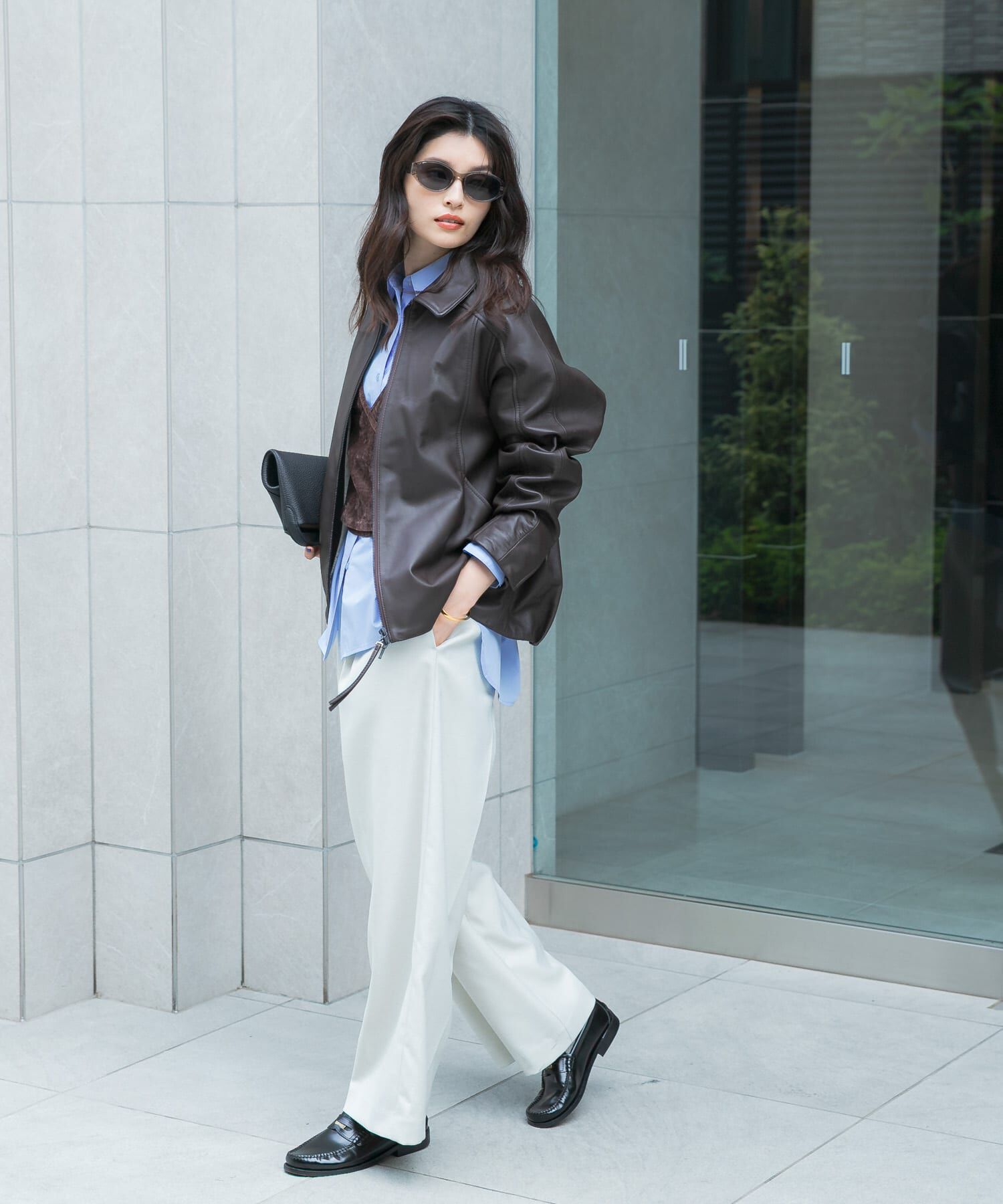 URBAN RESEARCH ROSSO「シープレザーzipブルゾン」|その他|