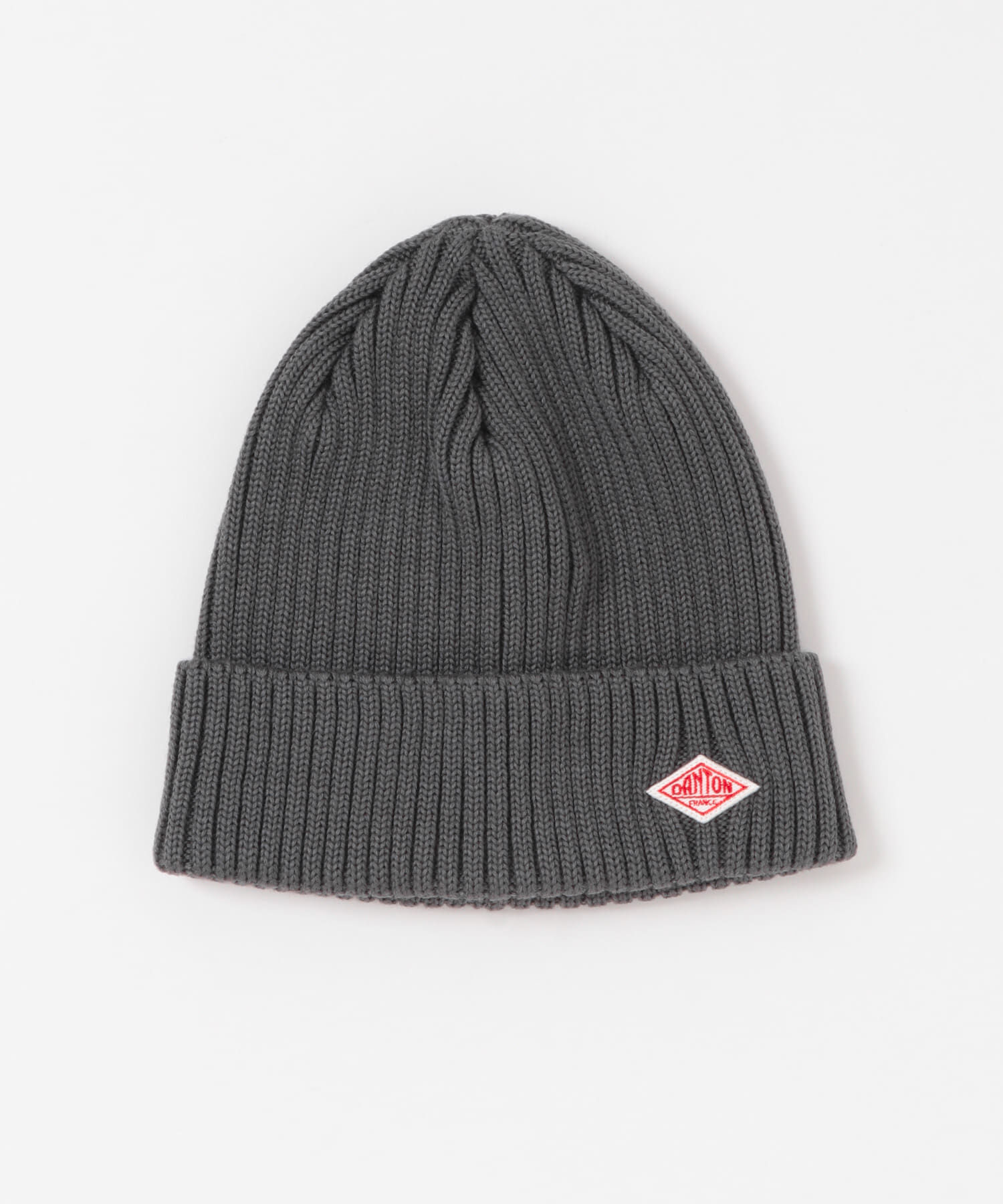 URBAN RESEARCH DOORS「DANTON　RIB KNIT CAP」|ニット帽|チャコールグレー