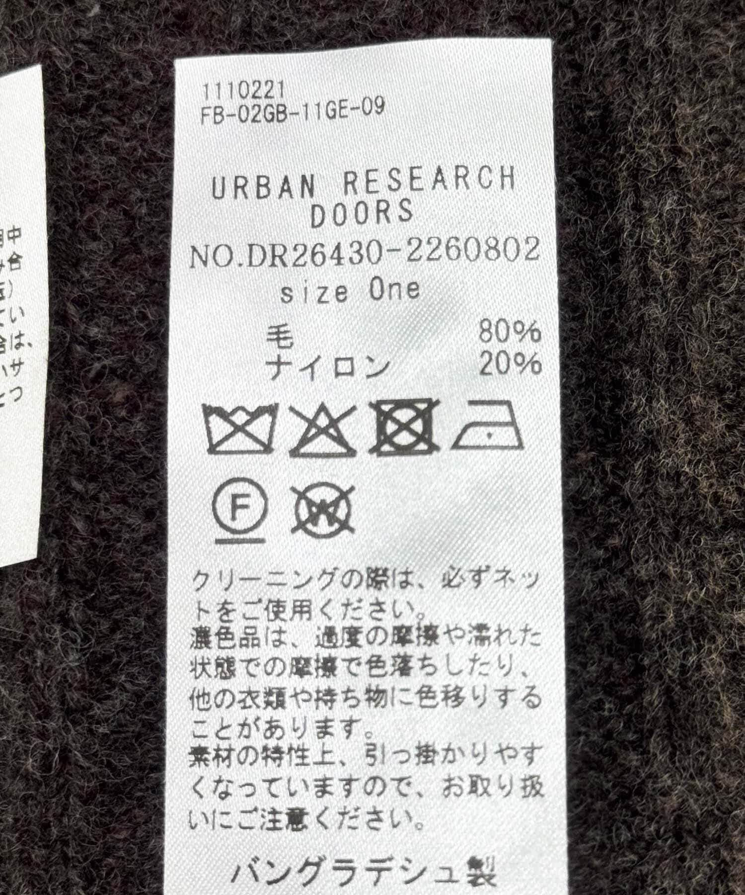URBAN RESEARCH DOORS「ハミルトンアームウォーマー」|手袋|