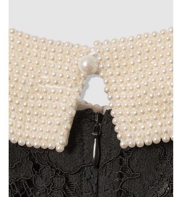 LOULOU WILLOUGHBY「【LOULOU WILLOUGHBY】パールネックレースワンピース」|ワンピース|