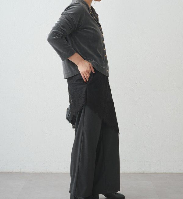  「レースレイヤードストレッチパンツ」|その他|