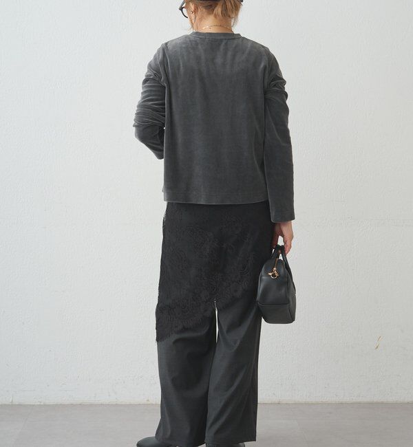  「レースレイヤードストレッチパンツ」|その他|