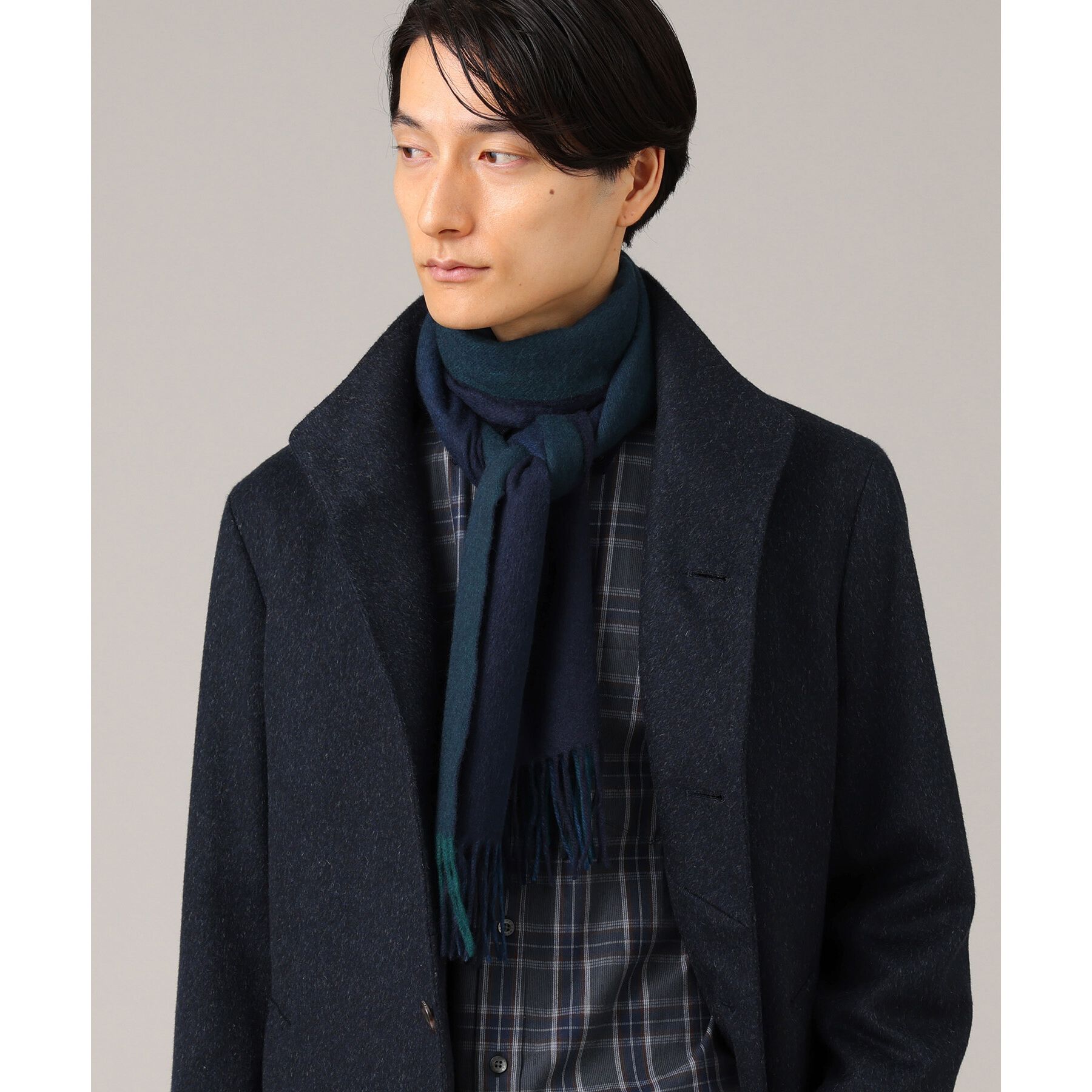 TAKEO KIKUCHI「【ウールカシミヤブレンド】ビーバー調 スタンドカラー コート」|その他|