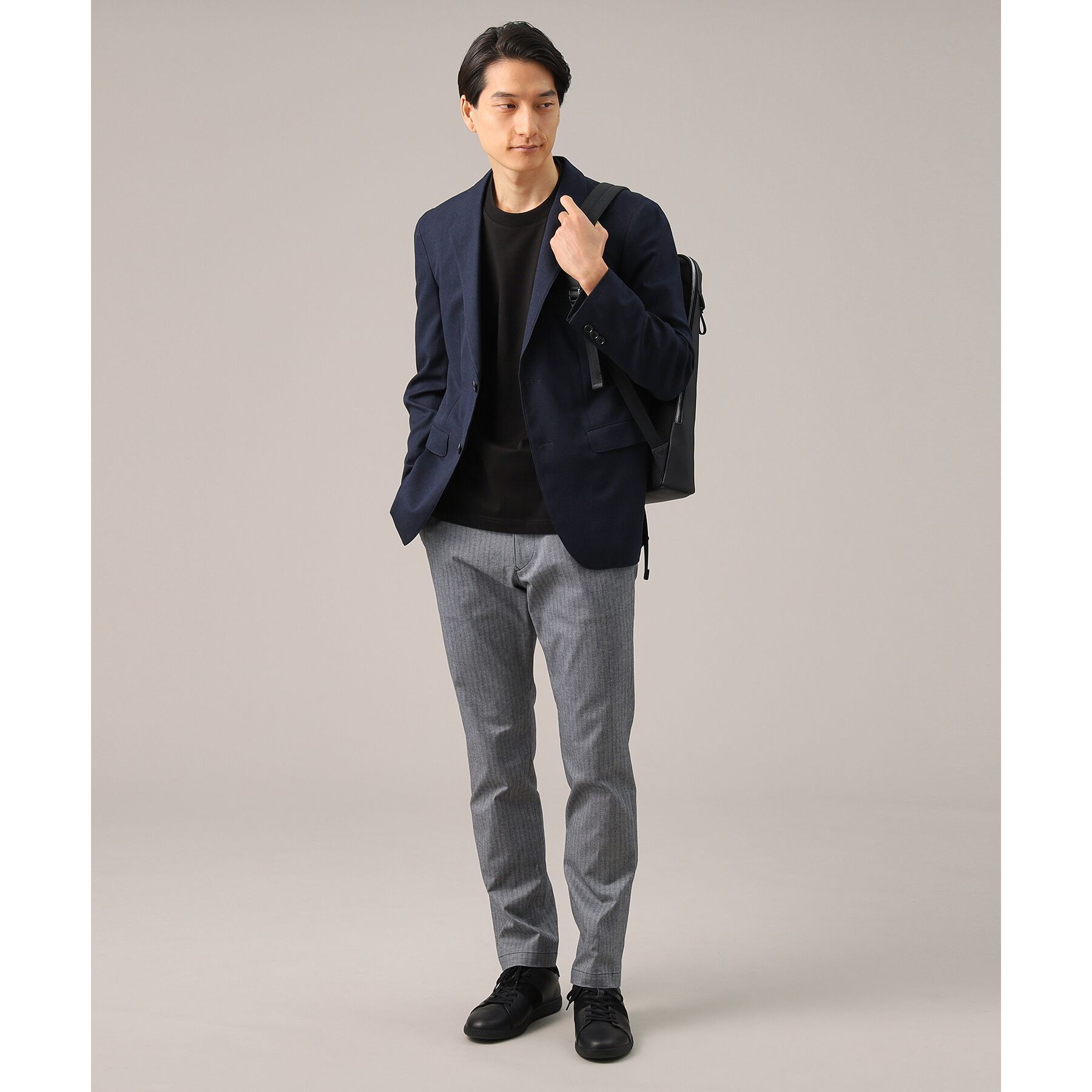 TAKEO KIKUCHI「【Made in JAPAN】播州織 ヘリンボン ストレート パンツ」|その他|