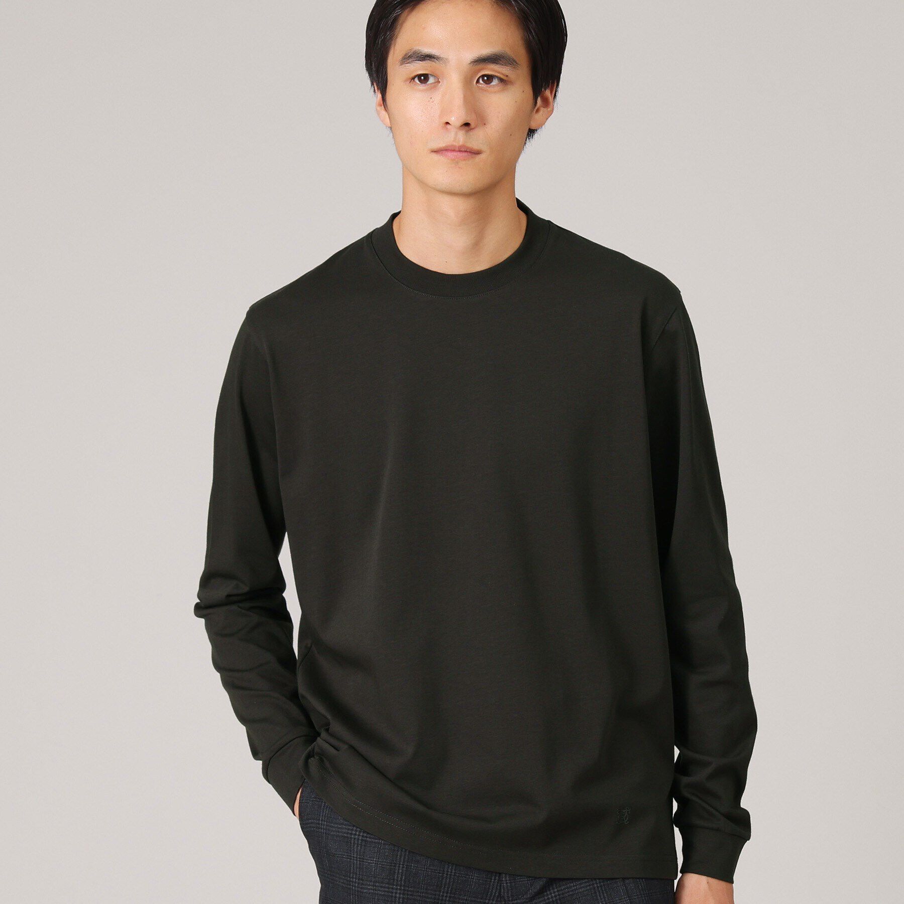 TAKEO KIKUCHI「【抗菌防臭/ジャケット対応】テーラード 長袖Tシャツ」|Tシャツ・カットソー|
