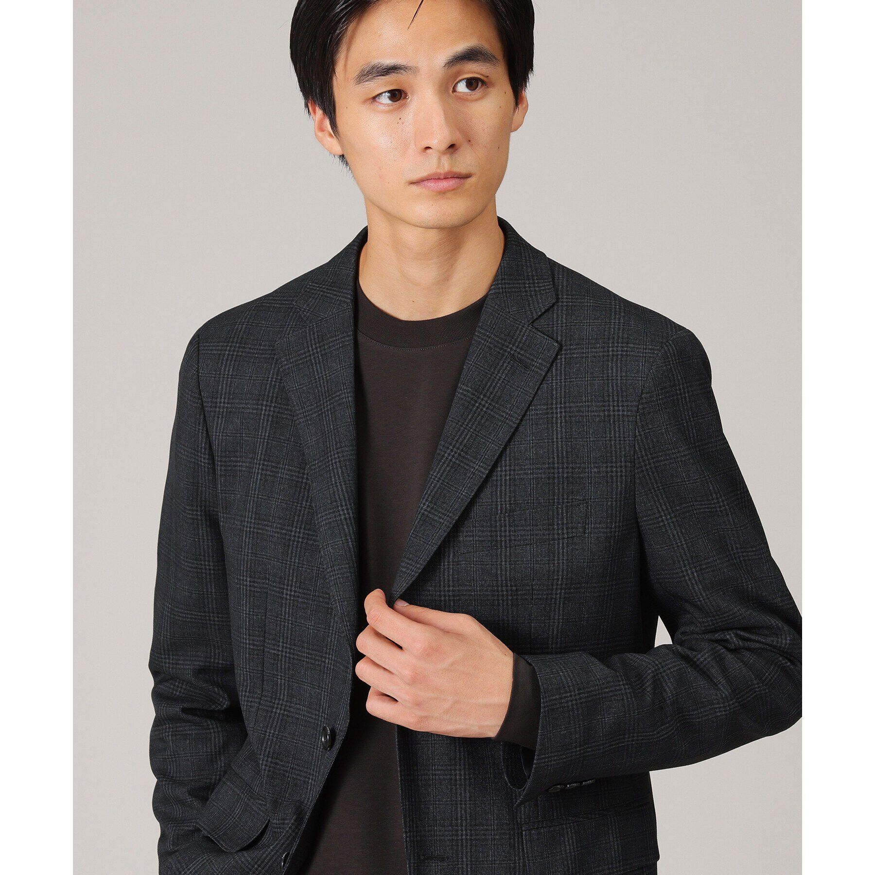 TAKEO KIKUCHI「【抗菌防臭/ジャケット対応】テーラード 長袖Tシャツ」|Tシャツ・カットソー|