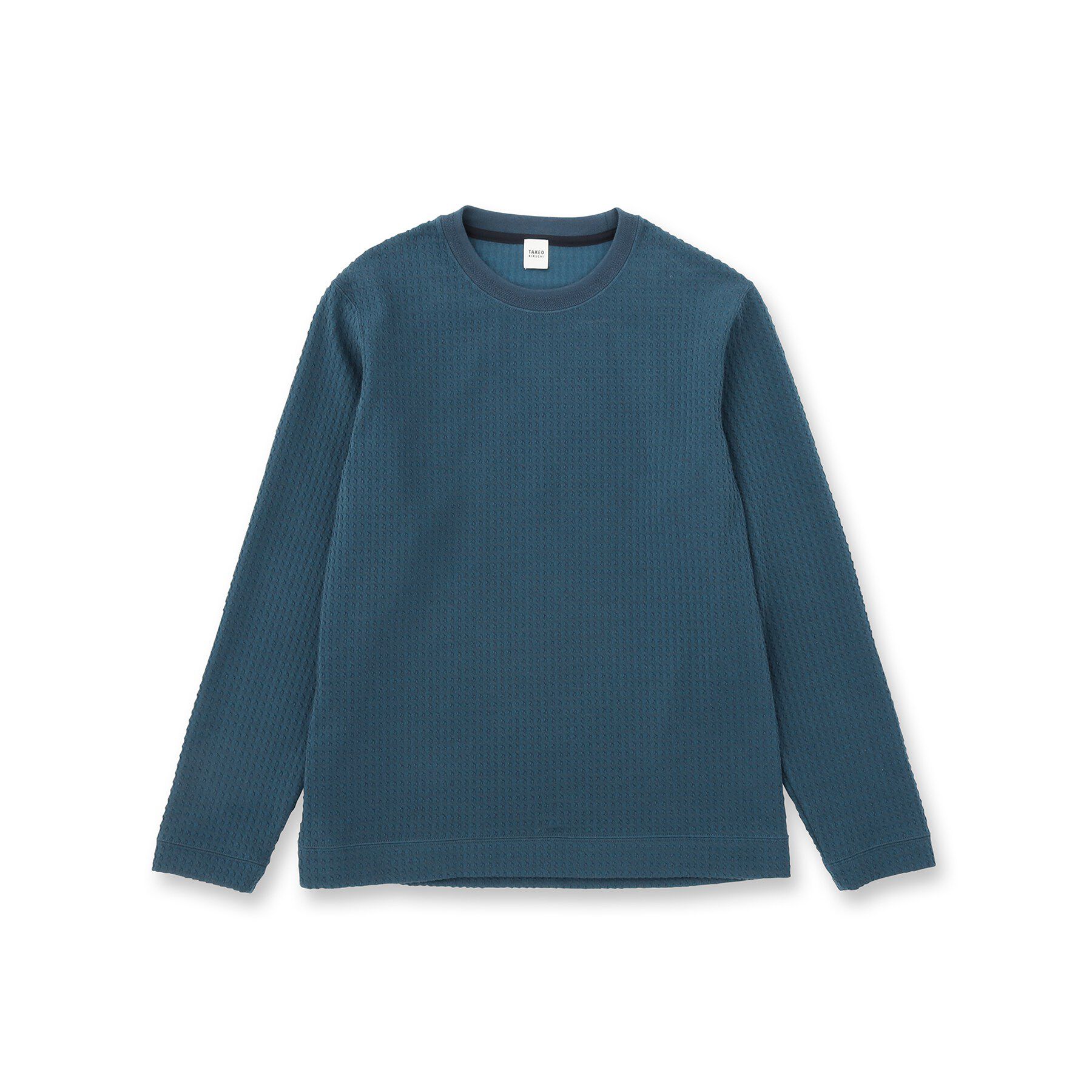 TAKEO KIKUCHI「千鳥柄 ストレッチ プルオーバー」|Tシャツ・カットソー|