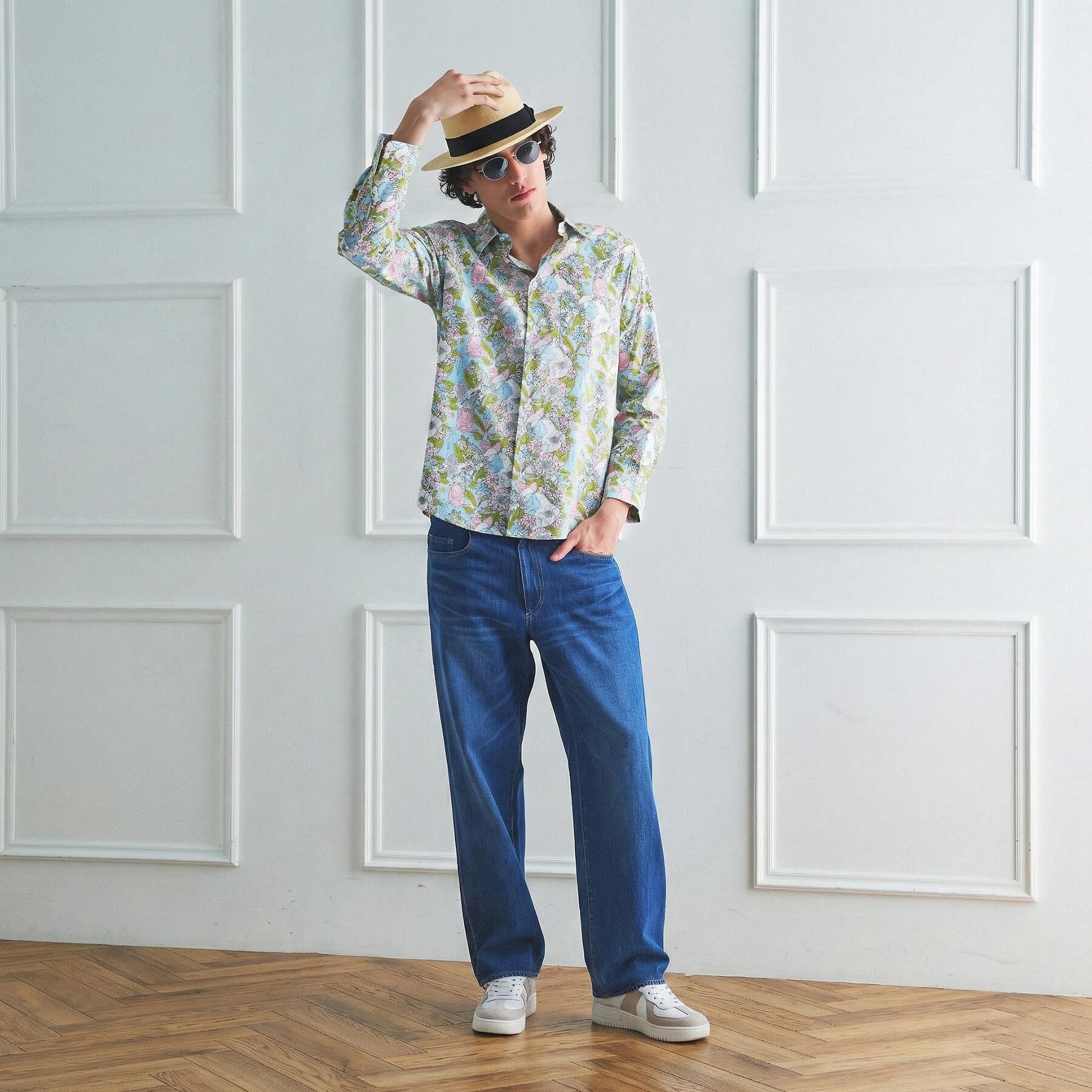 TAKEO KIKUCHI「【BOWLER HAT LABEL】レザースニーカー」|スニーカー|