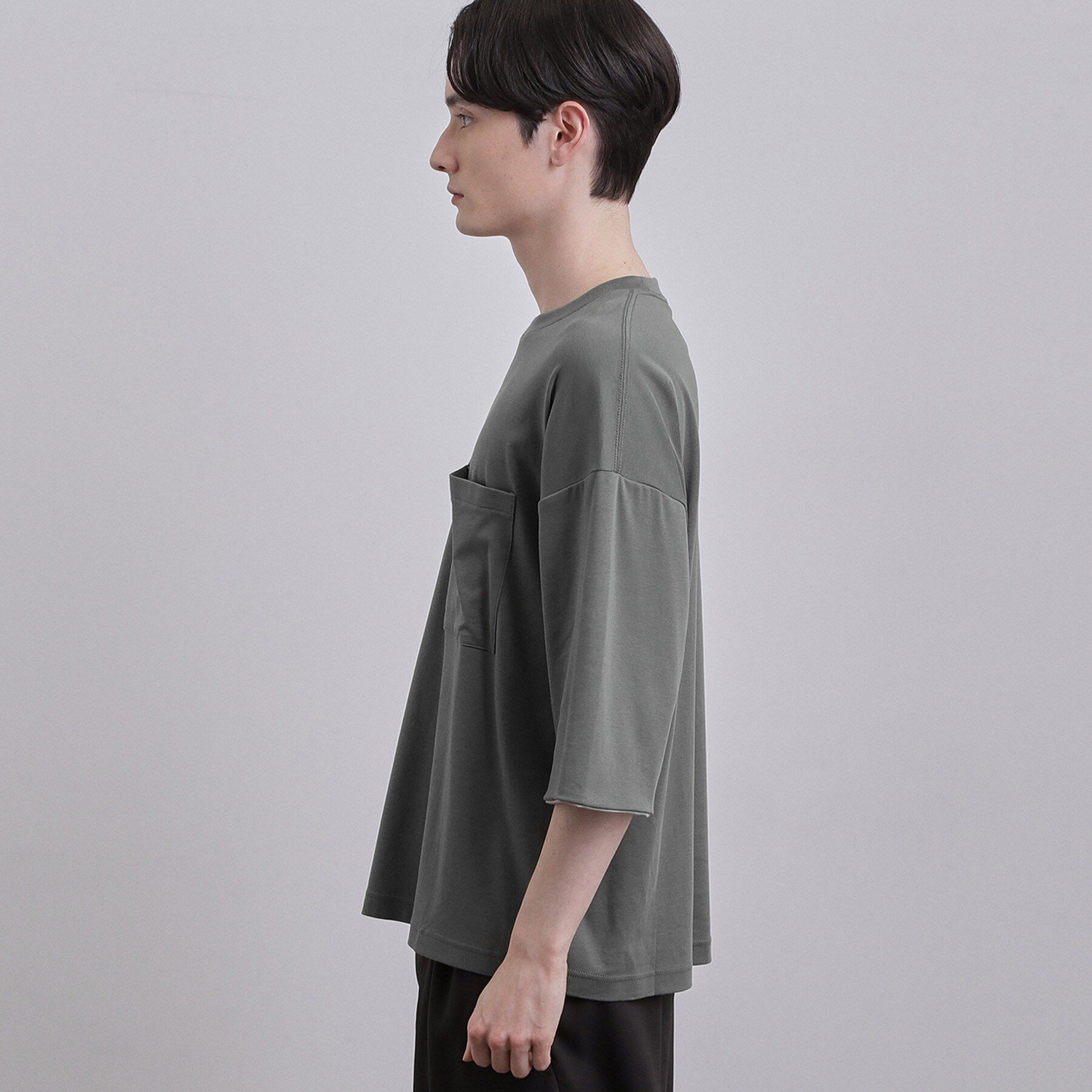 tk.TAKEO KIKUCHI「スムースシルケット レイヤードカットソー」|Tシャツ・カットソー|