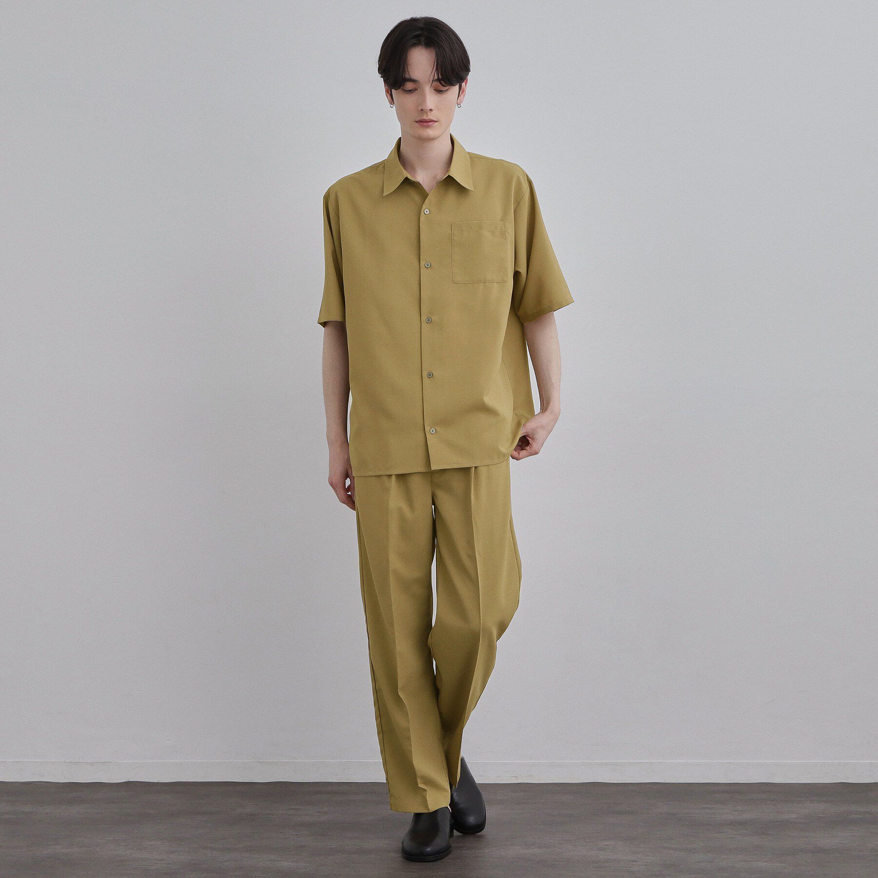 tk.TAKEO KIKUCHI「AIRY DRYレギュラーカラーシャツ/吸水速乾/UVカット/マシーンウォッシャブル/洗濯可/イージ」|シャツ・ブラウス|
