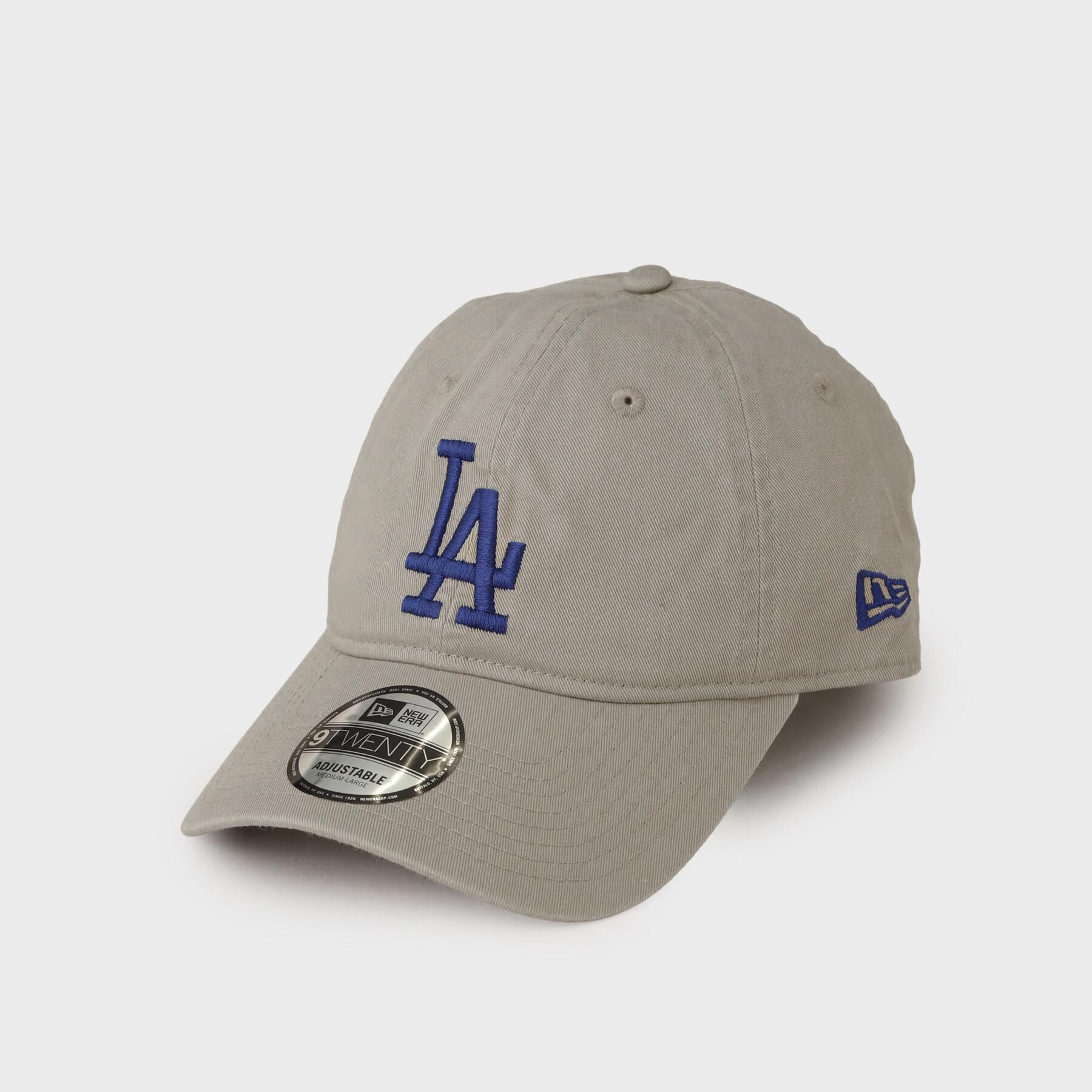 tk.TAKEO KIKUCHI「【NEW ERA】9TWENTY ロサンゼルス・ドジャース ウォッシュドコットン ペブル &times; ブルー」|キャップ・キャスケット|