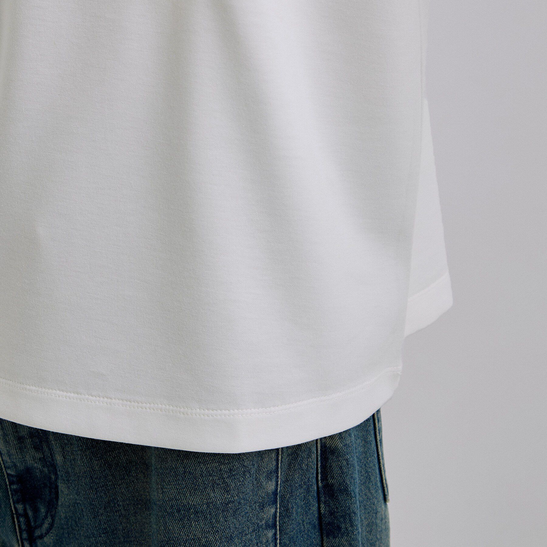 tk.TAKEO KIKUCHI「アートグラフィック ブラシ刺繍長袖Tシャツ」|Tシャツ・カットソー|
