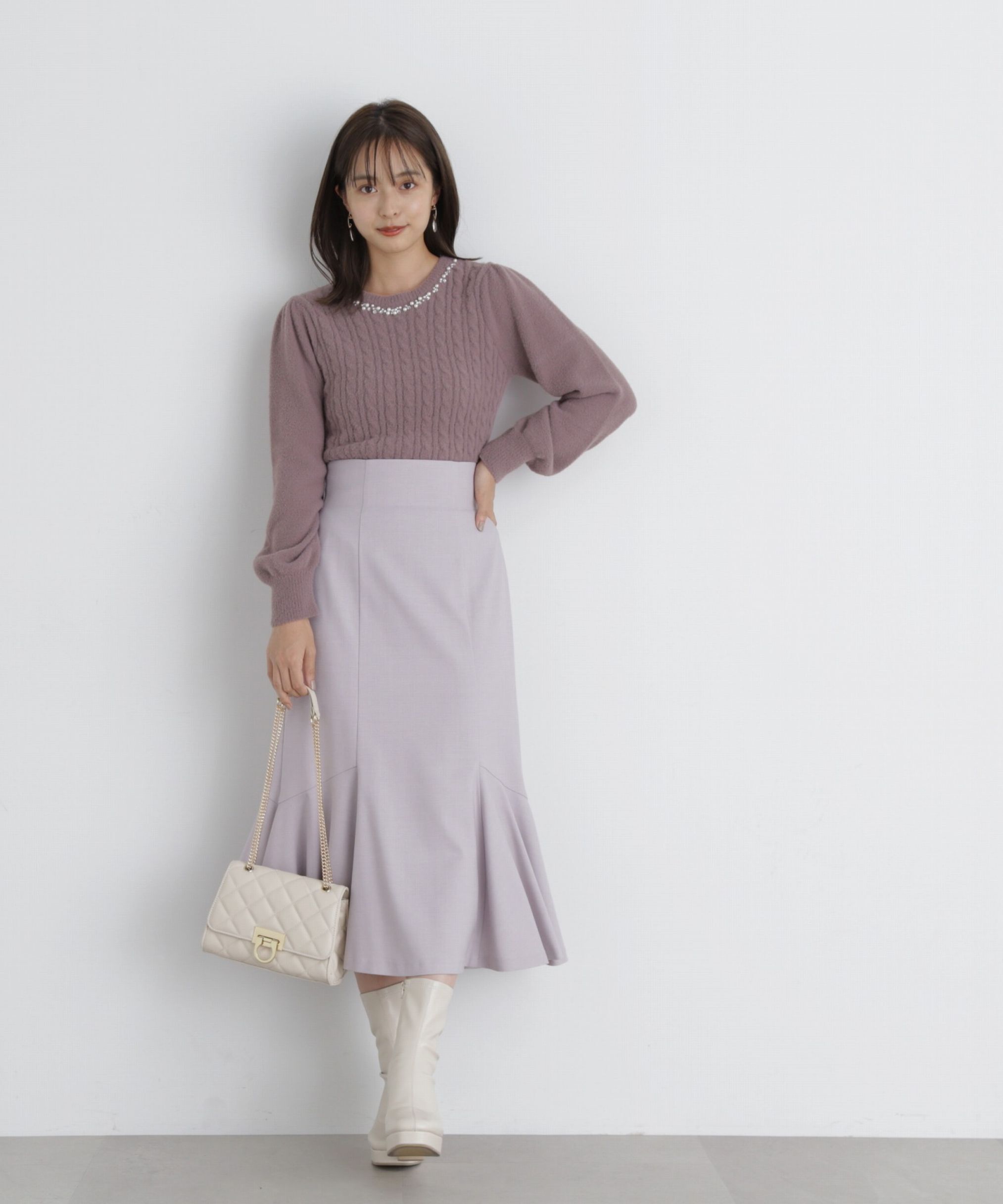 PROPORTION BODY DRESSING「サイド切り替えマーメイドスカート」|スカート|