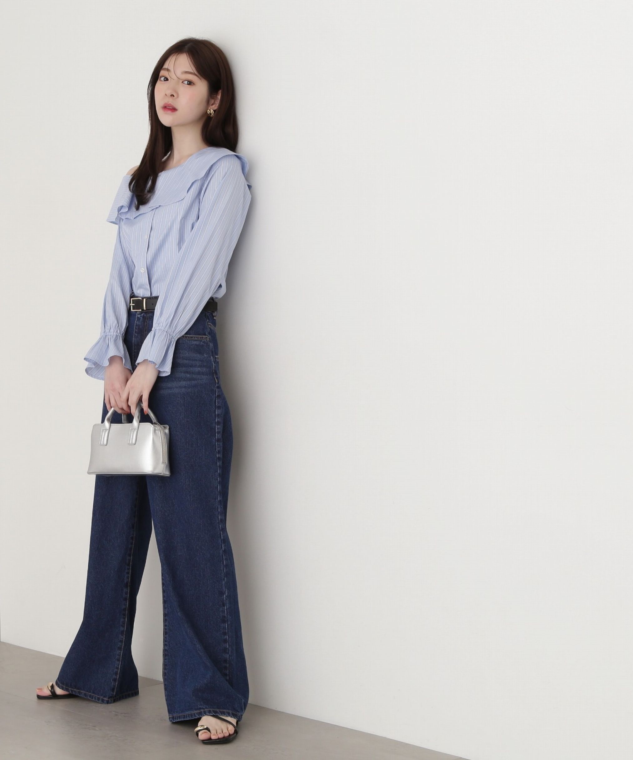 PROPORTION BODY DRESSING「アシメフレアブラウス」|シャツ・ブラウス|