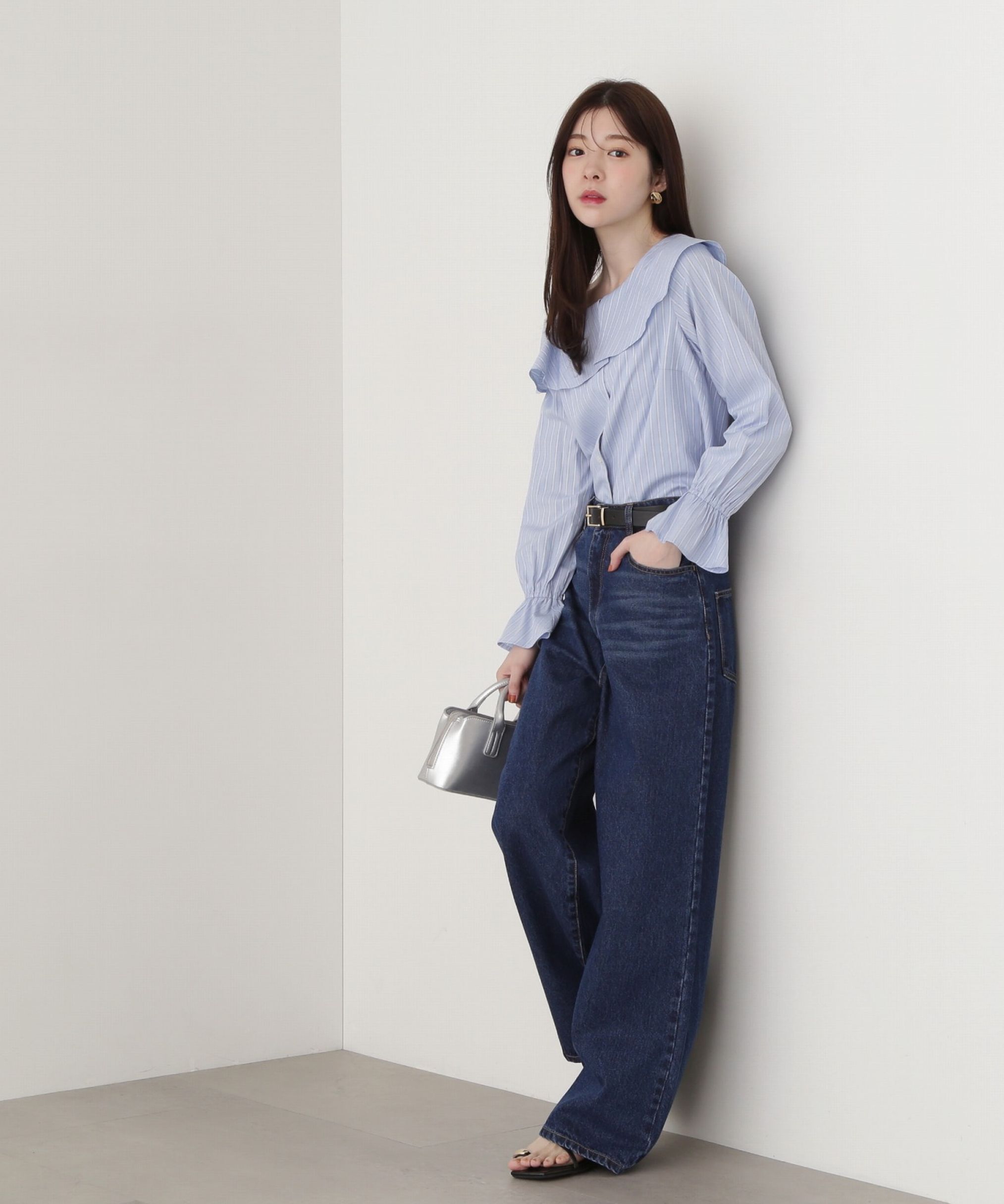 PROPORTION BODY DRESSING「アシメフレアブラウス」|シャツ・ブラウス|