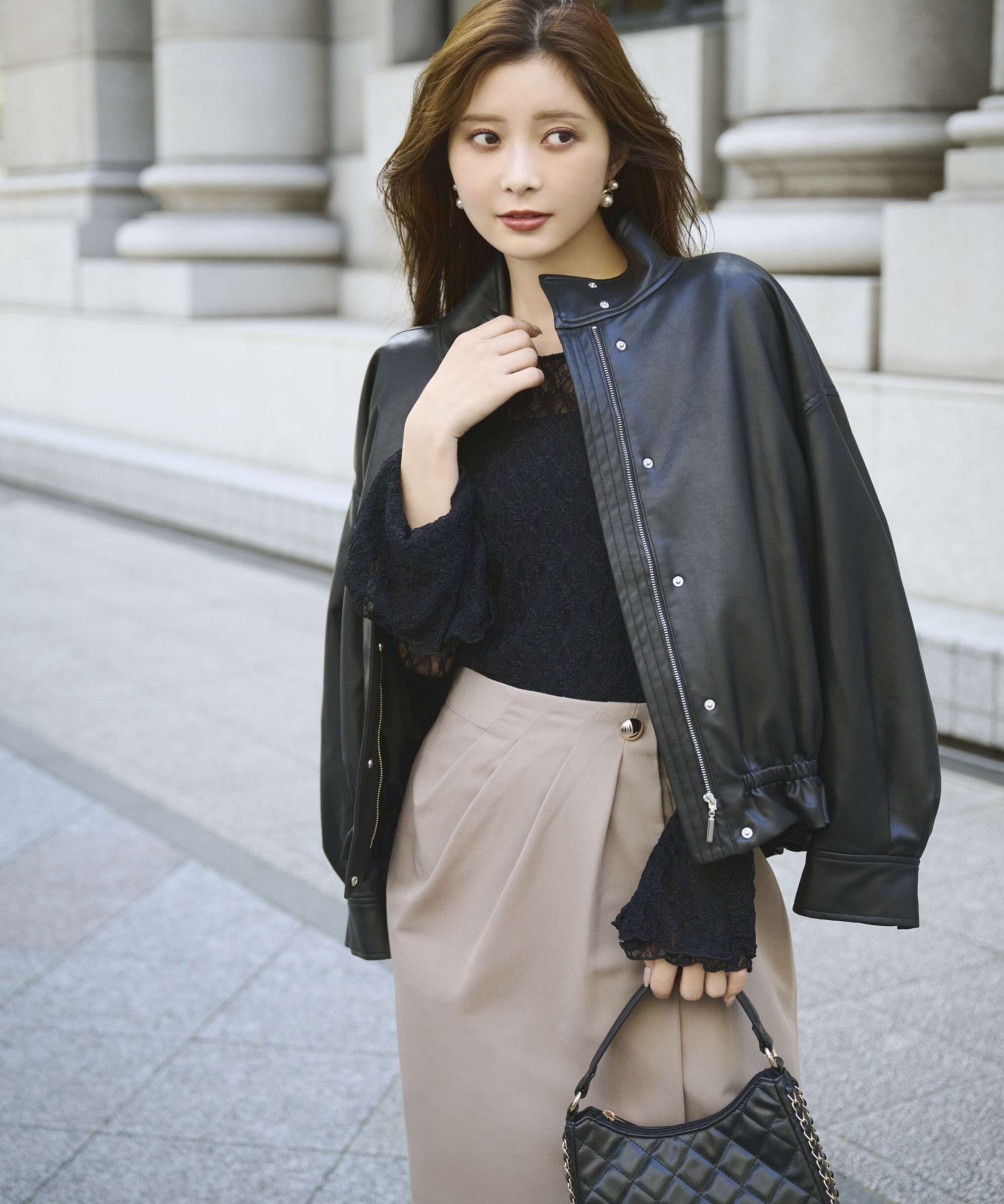 PROPORTION BODY DRESSING「タックタイトスカート 25AW」|スカート|