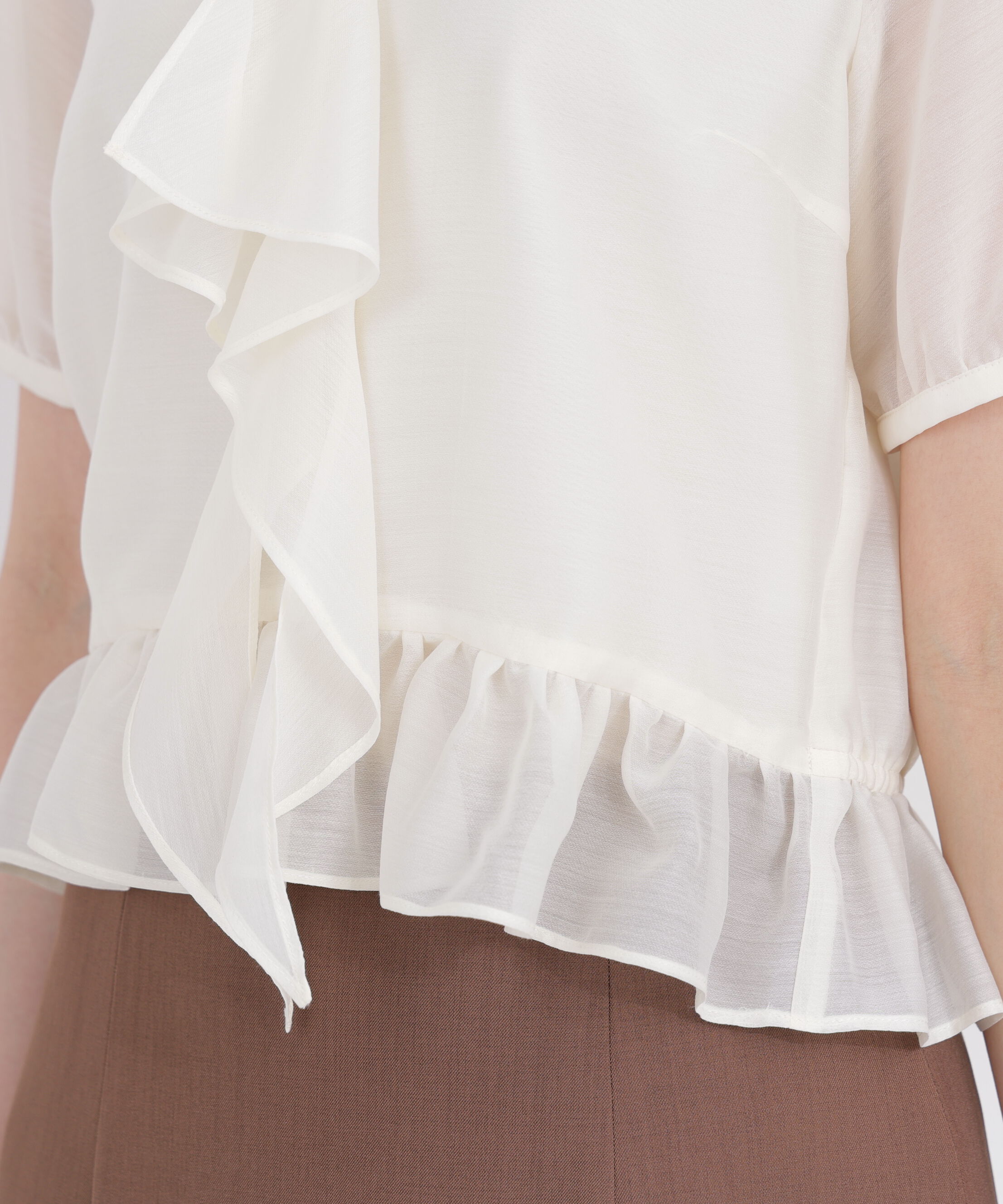 PROPORTION BODY DRESSING「ラッフルブラウス」|シャツ・ブラウス|