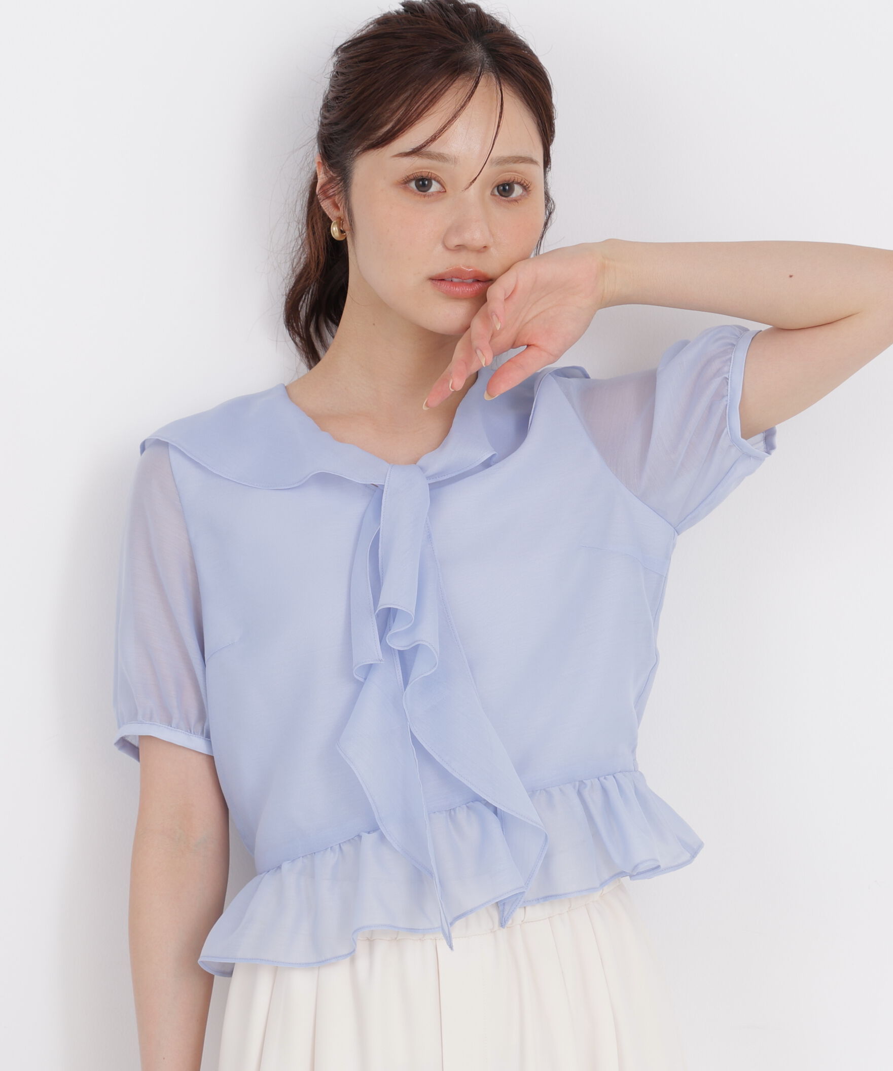 PROPORTION BODY DRESSING「ラッフルブラウス」|シャツ・ブラウス|