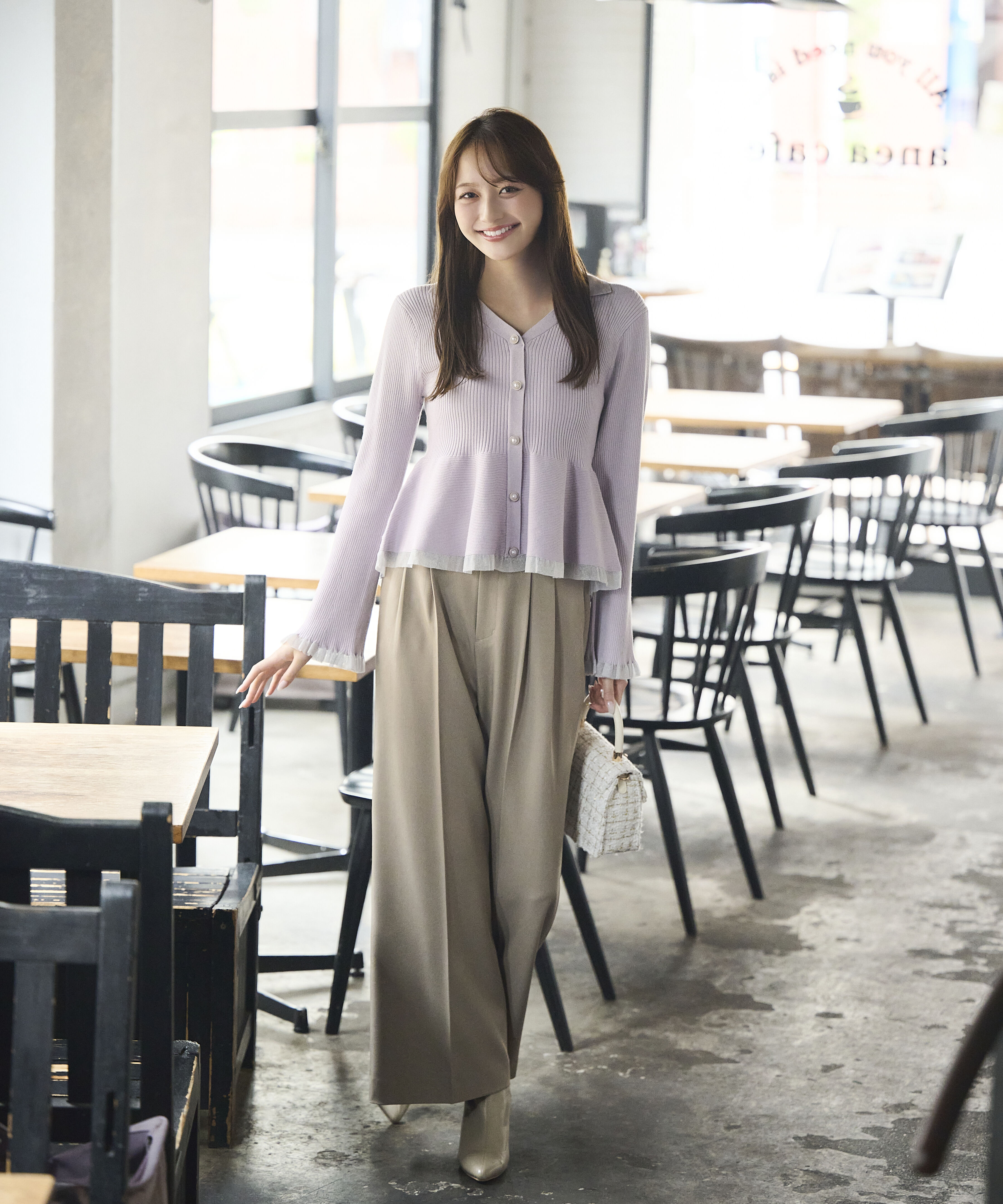 PROPORTION BODY DRESSING「Wブレストワイドパンツ 26AW」|その他|ベージュ