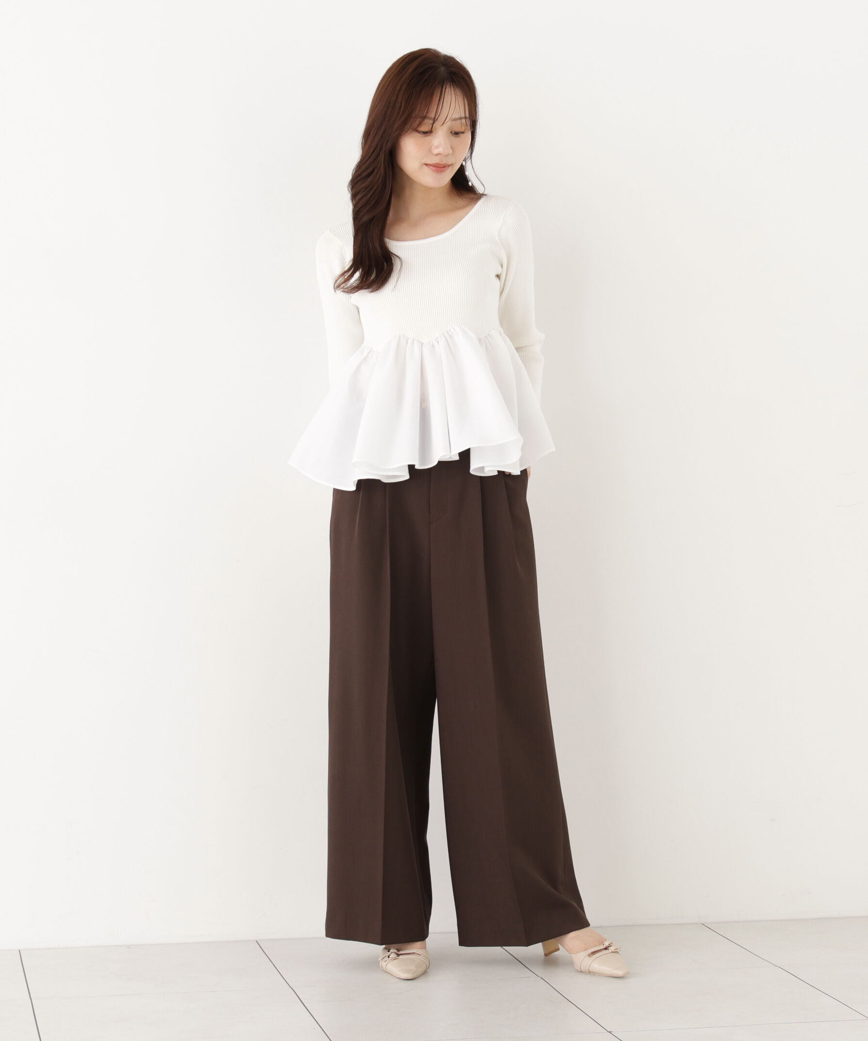 PROPORTION BODY DRESSING「Wブレストワイドパンツ 26AW」|その他|