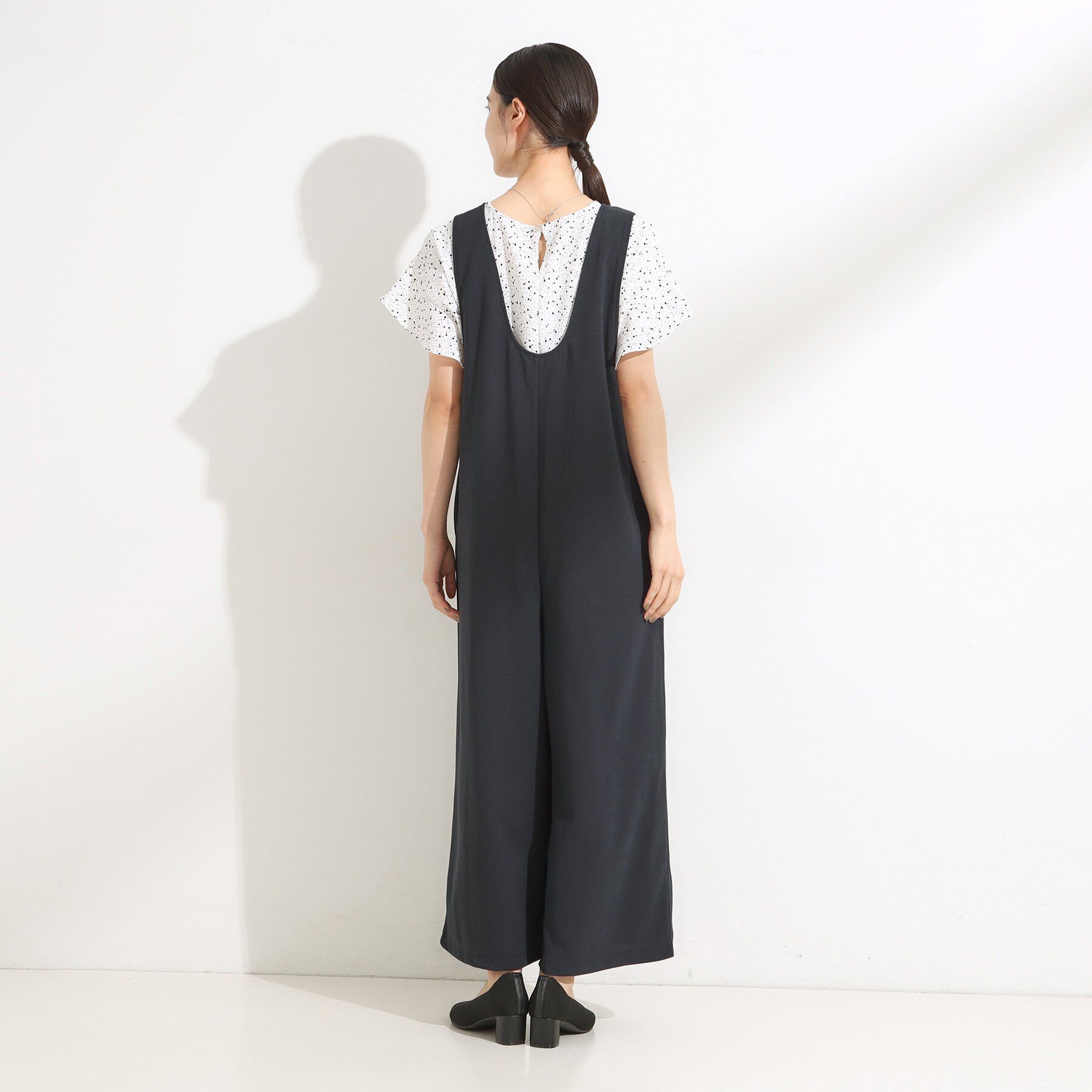 SHOO･LA･RUE「【前後2WAY/洗える】さらっと着られるサロペット」|オールインワン|