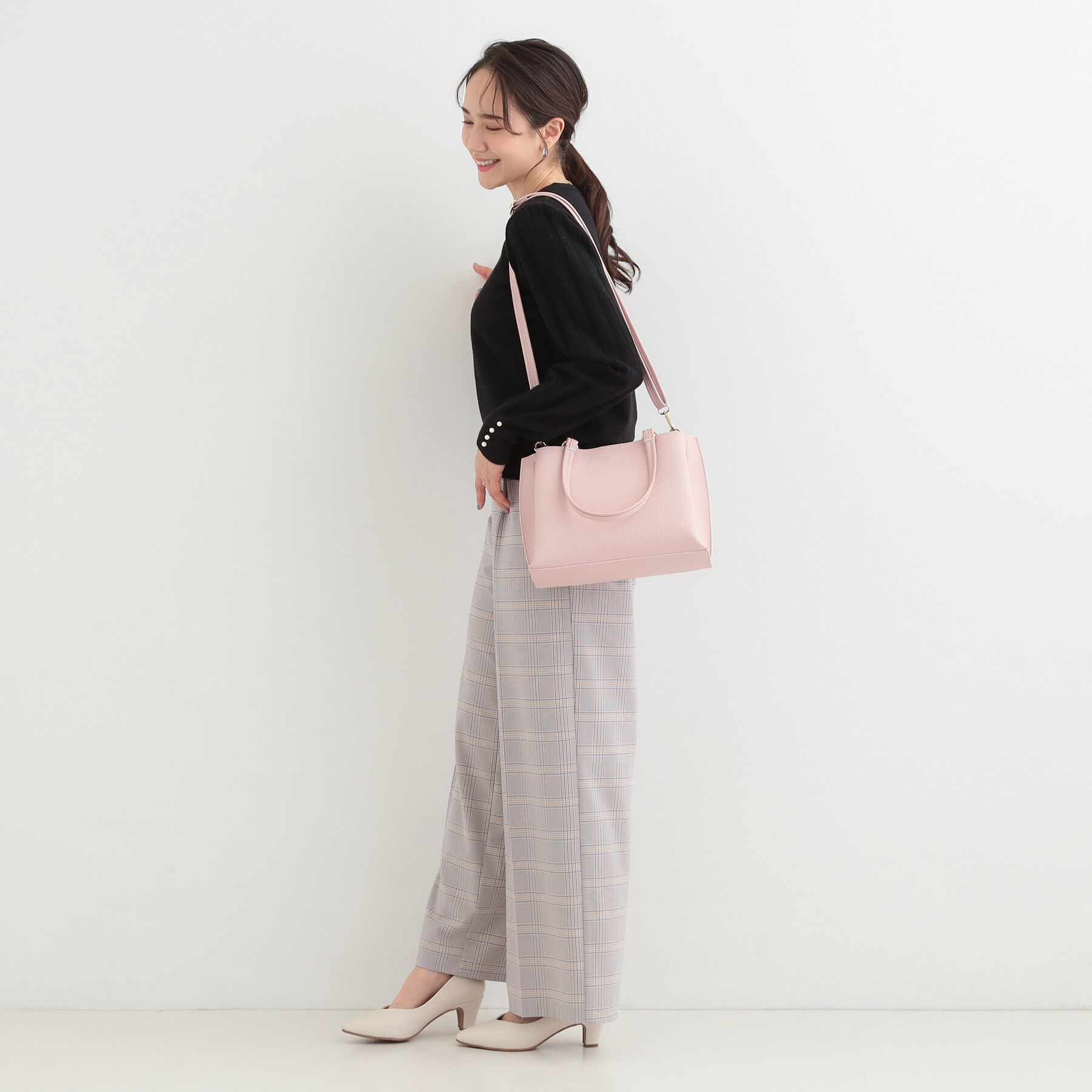 SHOO･LA･RUE「【軽量/2WAY】ふわっと軽いミニトートバッグ」|トートバッグ|