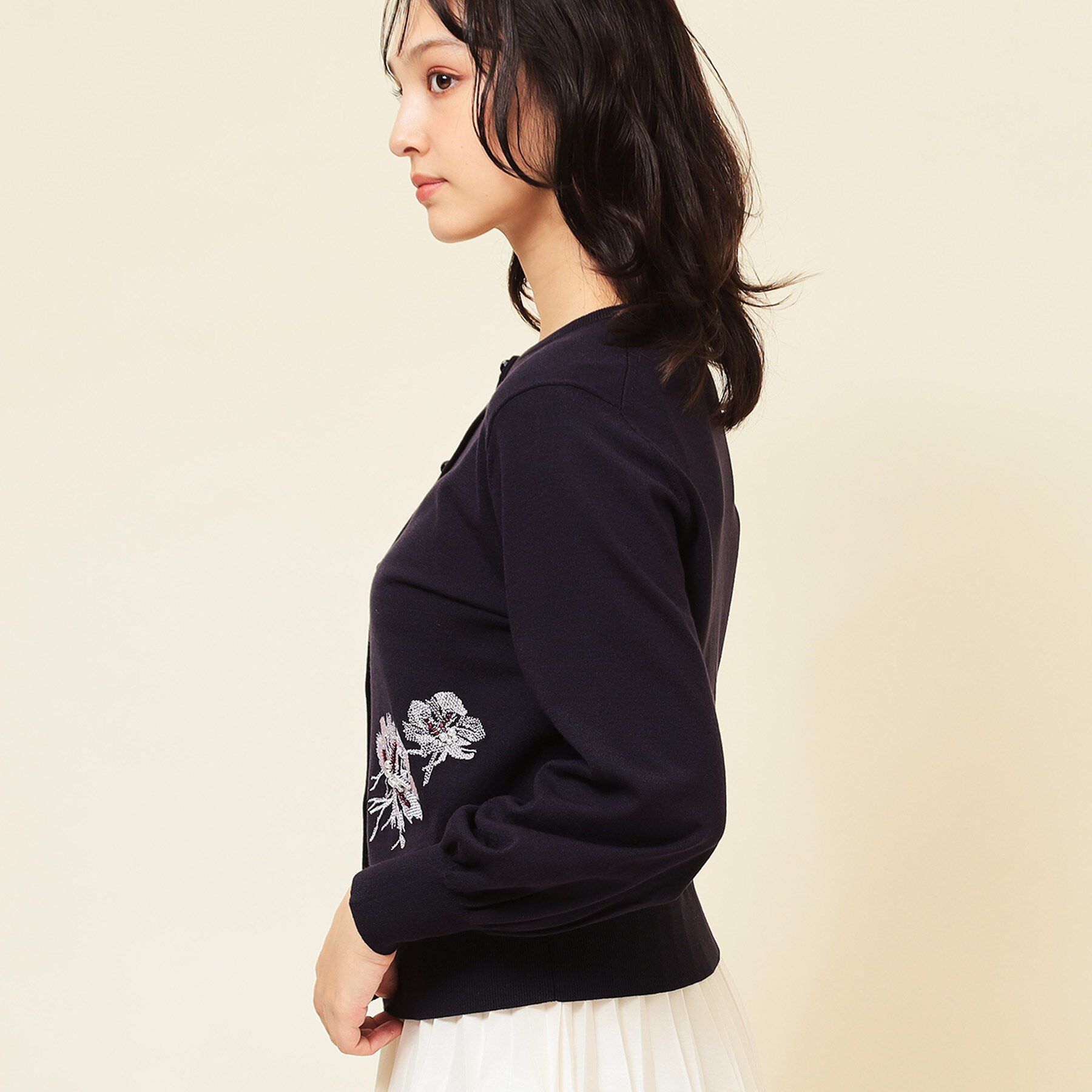 SunaUna「【SS～Lサイズ展開/手刺繍】クラフトカーディガン」|カーディガン|