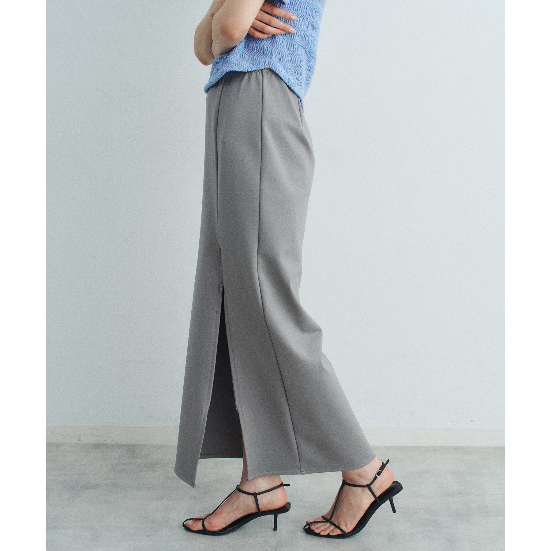 CODE A「slit jersey skirt」|スカート|