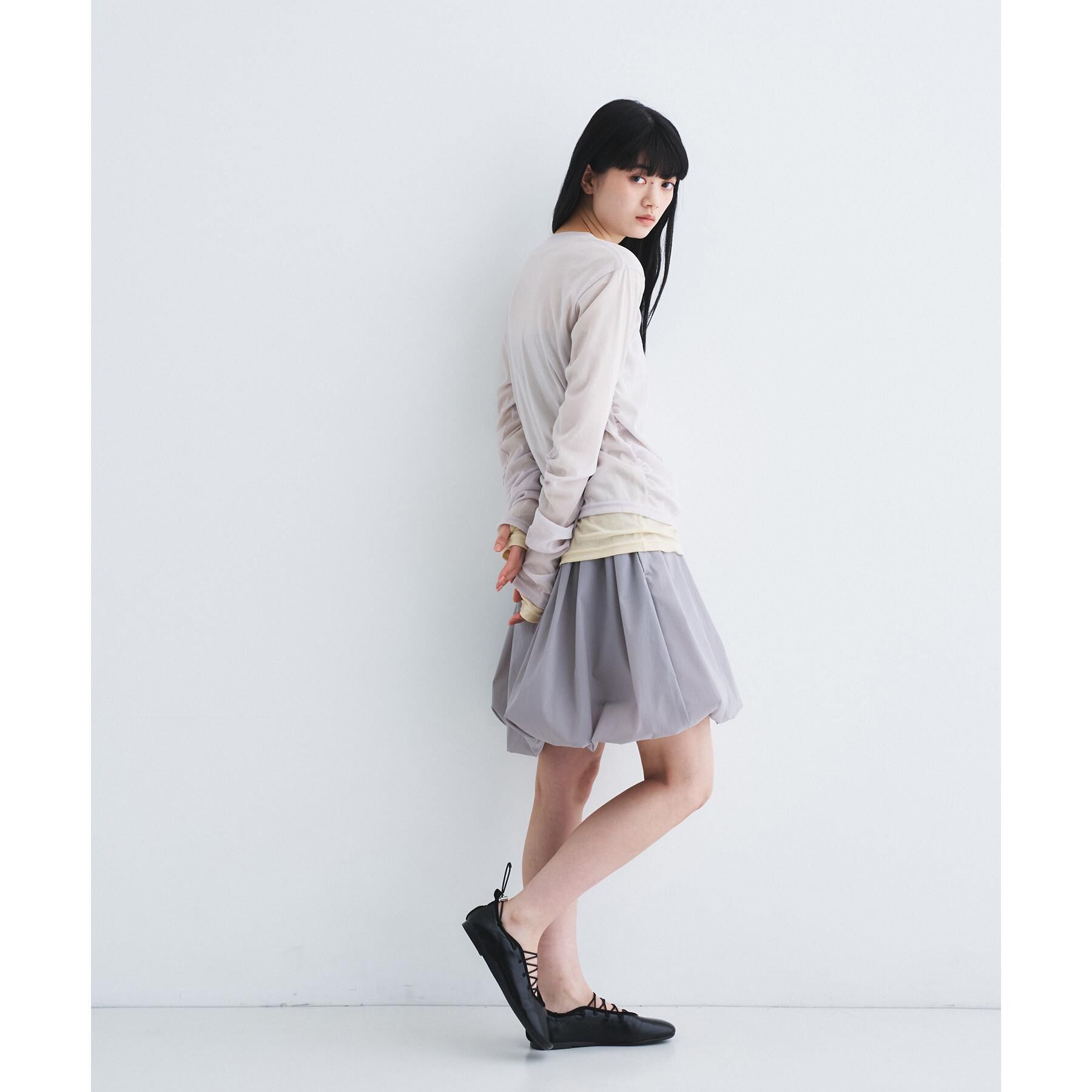 CODE A「balloon easy skirt」|スカート|