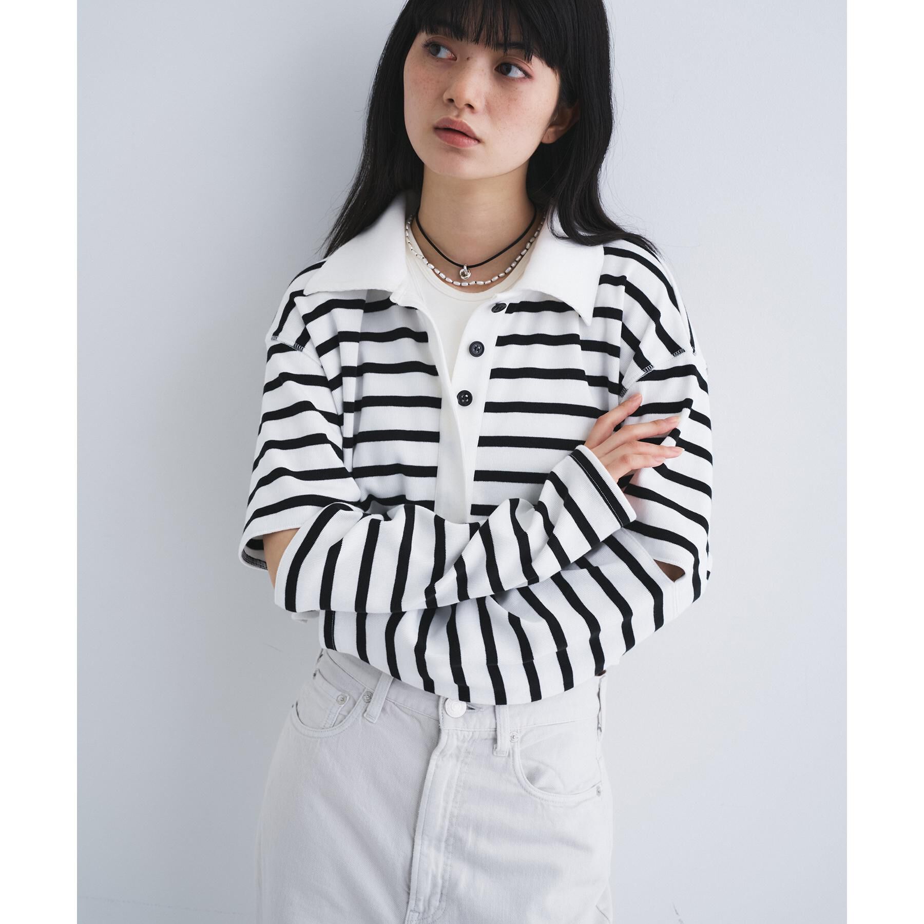 CODE A「cropped lager tee」|Tシャツ・カットソー|