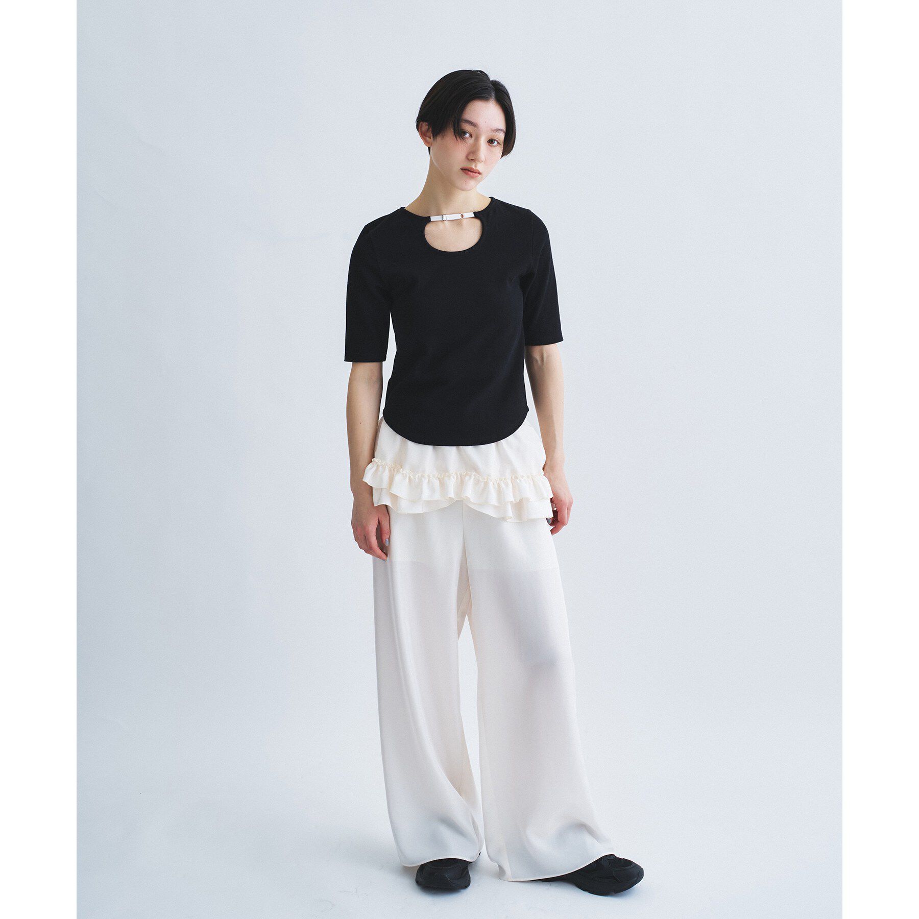 CODE A「frill wide pants」|その他|